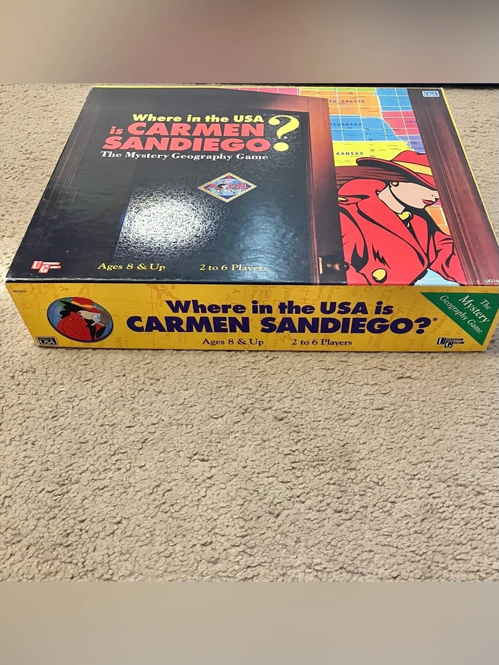 Where in the USA‎ is Carmen Sandiego? Board Game **100% COMPLETE** Great Cond.